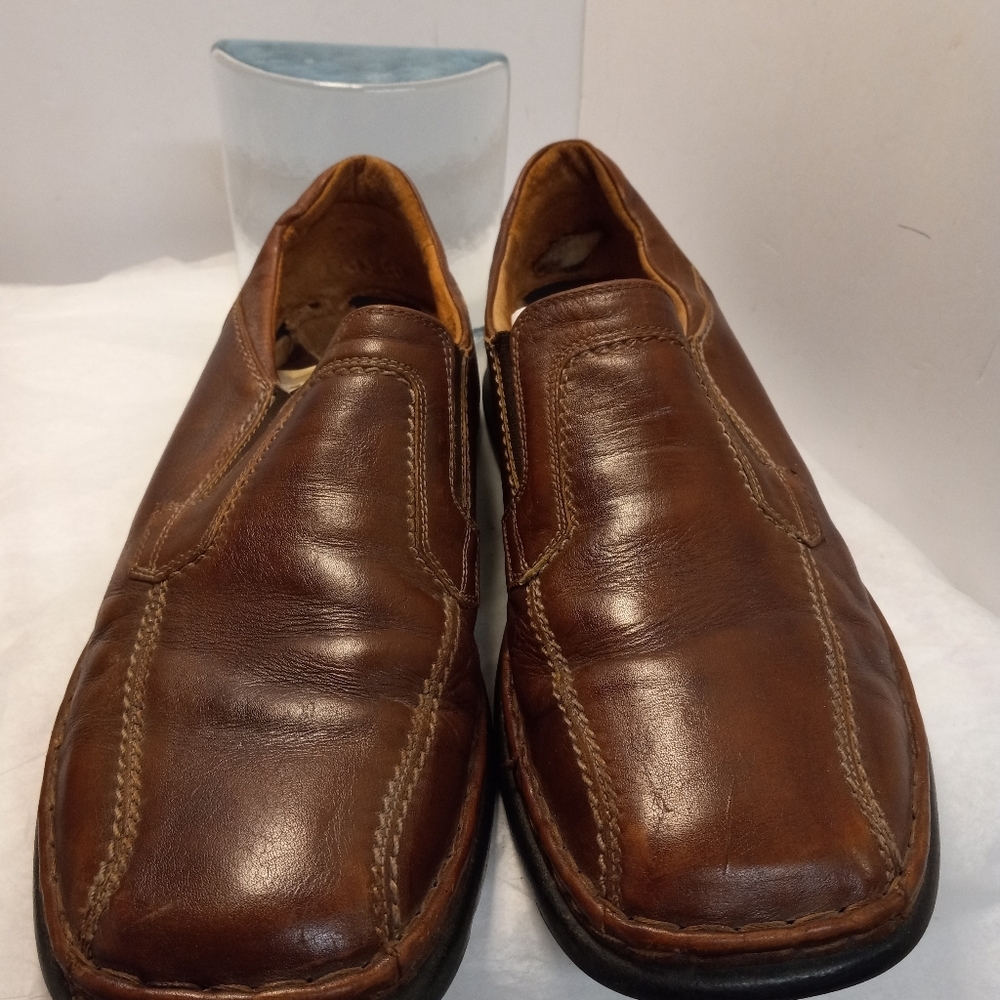 JOSEPH Seibel Shoes Loafers Brown Leather Slip-on Comforts Travel Shoe  10.5/44